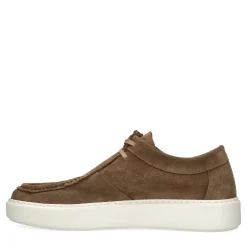 Taupe Suede Veterschoenen^Sacha Flash Sale