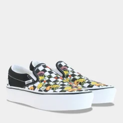 Vans Classic Slip-On Platform Zwart/ Diversen Dames^Sacha Sale