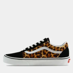 Vans Old Skool Zwart/Leopard Dames^Sacha New