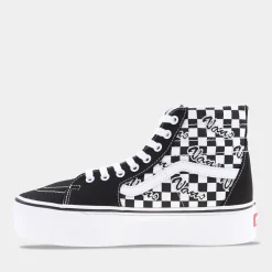 Vans Sk8-Hi Tapered Stackform Zwart/Wit Dames^Sacha Hot
