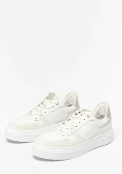 Witte Leren Sneakers^Sacha Clearance