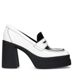 Witte Loafer Pumps Met Plateau Hak^Sacha Clearance