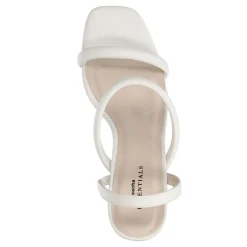 Witte Sandalen Met Rechte Hak^Sacha Best Sale