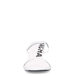 Witte Sleehak Sandalen^Sacha Fashion