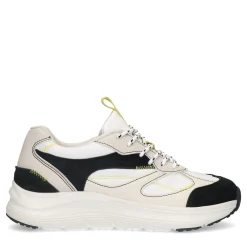 Witte Sneakers Met Gele Details^Sacha Sale