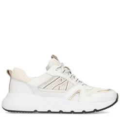 Witte Sneakers Met Goudkleurige Details^Sacha Outlet