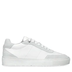 Witte Sneakers Met Suede Details^Sacha Outlet
