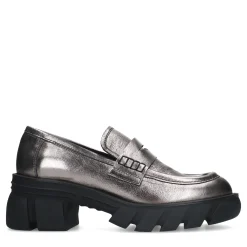 Zilveren Metallic Chunky Loafers^Sacha Hot