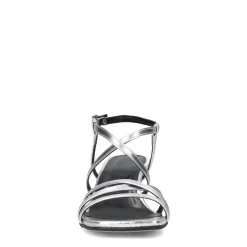 Zilveren Metallic Sandalen Met Trechterhak^Sacha Outlet