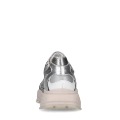 Zilverkeurige Metallic Sneakers^Sacha Store