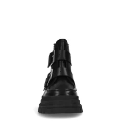 Zwarte Biker Enkellaarsjes^Sacha Best Sale