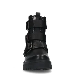 Zwarte Bikerboots Met Gespen^Sacha Outlet