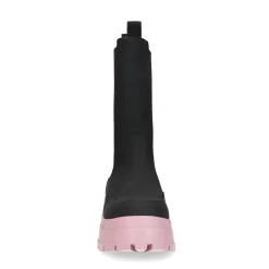 Zwarte Chelsea Boots Met Roze Zool^Sacha Cheap