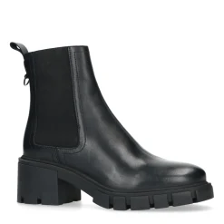 Zwarte Chelsea Boots Met Blokhak^Sacha Store