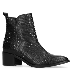 Zwarte Cowboylaarsjes Met Studs^Sacha New