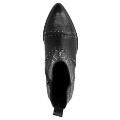 Zwarte Cowboylaarsjes Met Studs^Sacha New