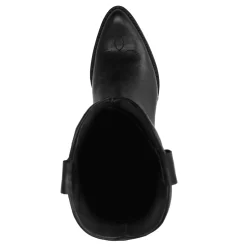 Zwarte Cowboylaarzen Met Sierstiksels^Sacha Best