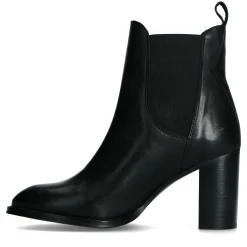 Zwarte Enkellaarsjes Met Hak^Sacha Flash Sale