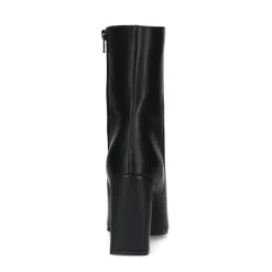 Zwarte Enkellaarsjes Met Hak^Sacha Discount