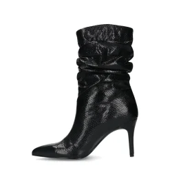 Zwarte Enkellaarsjes Met Naaldhak^Sacha Outlet