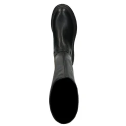 Zwarte Hoge Laarzen Met Grove Zool^Sacha Fashion