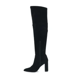 Zwarte Hoge Laarzen Met Hak^Sacha Flash Sale