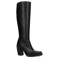 Zwarte Hoge Laarzen Met Hak^Sacha Best Sale