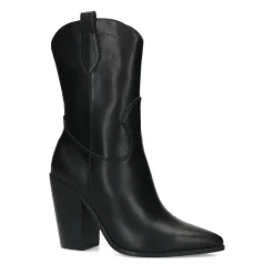Zwarte Lage Cowboylaarzen^Sacha Hot