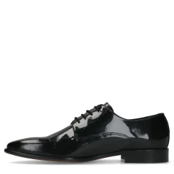 Zwarte Lak Metallic Veterschoenen^Sacha Sale