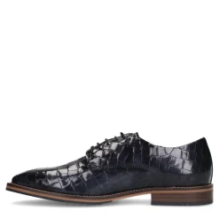 Zwarte Lakleren Veterschoenen^Sacha Online