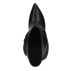 Zwarte Leren Afzaklaarzen Met Naaldhak^Sacha Online