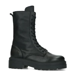 Zwarte Leren Biker Boots^Sacha Shop