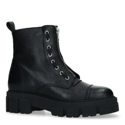 Zwarte Leren Biker Boots Met Rits^Sacha Cheap