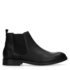 Zwarte Leren Chelsea Boots^Sacha Cheap