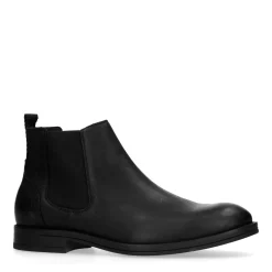 Zwarte Leren Chelsea Boots^Sacha Cheap