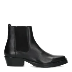 Zwarte Leren Chelsea Boots^Sacha Flash Sale