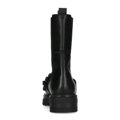Zwarte Leren Chelsea Boots Met Chain^Sacha Flash Sale