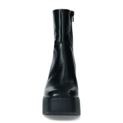 Zwarte Leren Chunky Boots^Sacha Store