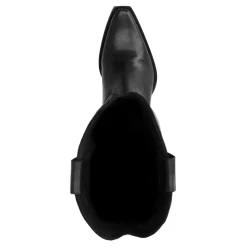 Zwarte Leren Cowboylaarzen^Sacha Clearance