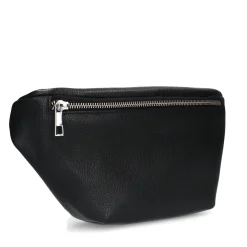 Zwarte Leren Crossbody Tas^Sacha Best