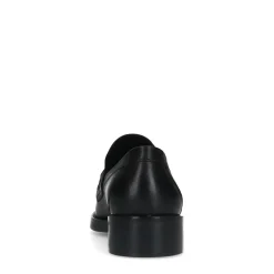 Zwarte Leren Loafers Met Goudkleurige Chain^Sacha Sale