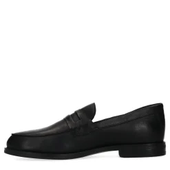 Zwarte Leren Penny Loafer^Sacha Store