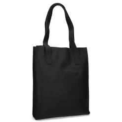 Zwarte Leren Shopper Met Laptopvak^Sacha Flash Sale