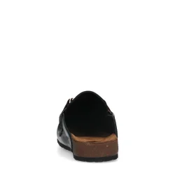 Zwarte Leren Slip Ons Met Chain^Sacha Best Sale