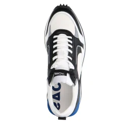 Zwarte Leren Sneakers Met Witte Details^Sacha Flash Sale