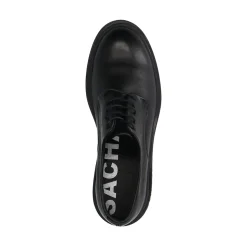 Zwarte Leren Veterschoenen^Sacha Store