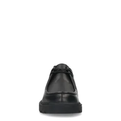 Zwarte Leren Veterschoenen Met Grove Zool^Sacha Flash Sale