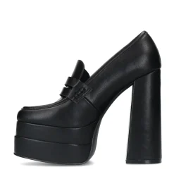 Zwarte Loafers Met Plateau Hak^Sacha Sale