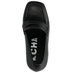 Zwarte Loafers Met Plateau Hak^Sacha Sale