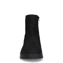 Zwarte Nubuck Boots Met Imitatiebont^Sacha Online